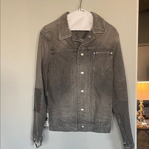 All Saints Charcoal Denim Jacket